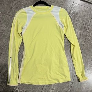 Lululemon yellow long sleeve tee